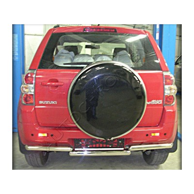 Задняя защита 76+53 Suzuki Grand Vitara 2005-2009 (3 дв)