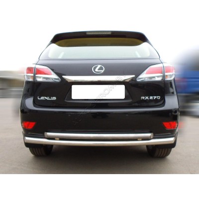 Задняя защита d-53+43 Lexus RX-270 2012-2014