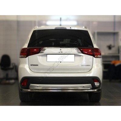 Задняя защита d-53+43 Mitsubishi Outlander 2015-