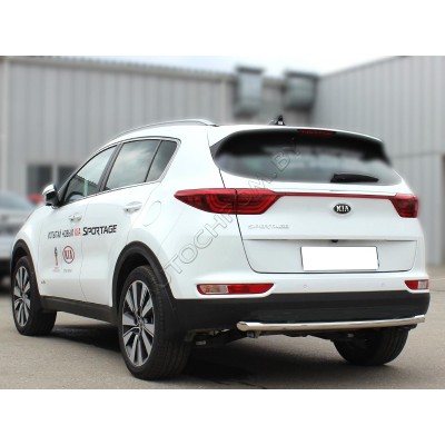 Задняя защита d-53 Kia Sportage 2016-2018