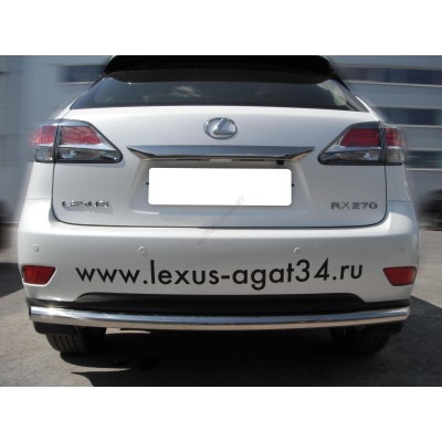 Задняя защита d-53 Lexus RX-270 2009-2012