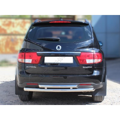 Задняя защита d-60+53 Ssang Yong Kyron 2007-