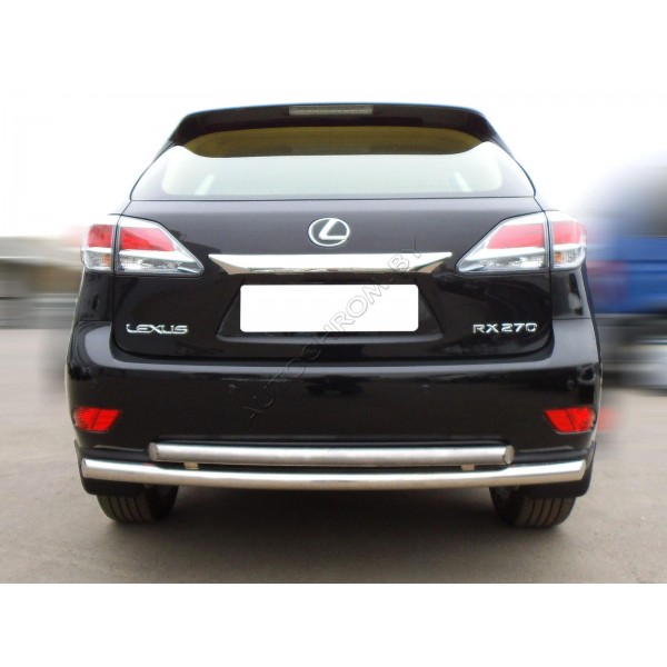 Задняя защита d-60+53  Lexus RX-270 2012-2014