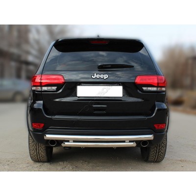 Задняя защита d-60+60 Jeep Grand Cherokee 2014-