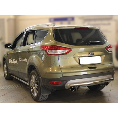 Задняя защита d-60 Ford Kuga 2013-2016