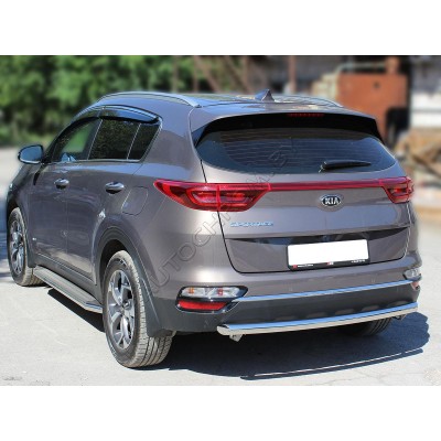 Задняя защита d-60 Kia Sportage 2018-
