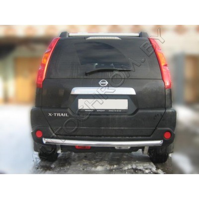 Задняя защита d-60 Nissan X-trail T31 2007-2010