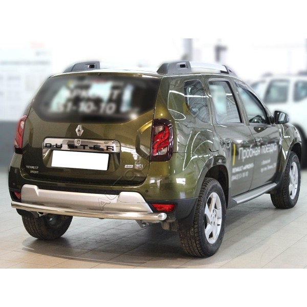 Задняя защита d-60 Renault Duster 2015-