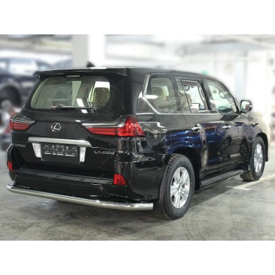 Задняя защита d-76 Lexus LX 570 2015-