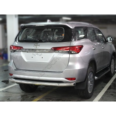 Задняя защита d-76 Toyota Fortuner 2017-