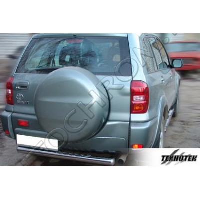 Задняя защита d-76 степ Toyota Rav-4 2000-2006