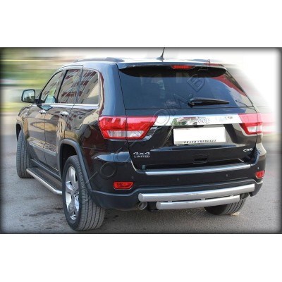 Задняя защита d-76х40 Jeep Grand Cherokee 2010-2013