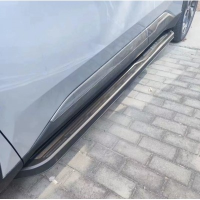 Боковые подножки Geely Atlas 2024 чёрные